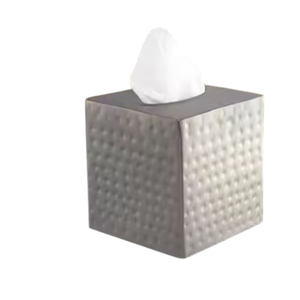 Elegante caja de pañuelos hecha a mano de latón dorado elegante dispensador de pañuelos de Metal decorativo para mesa de comedor Oficina - Product Image 4