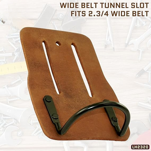 New Durable hammer holder Custom Logo Hammer Holder Premium Quality Hammer Holder PU <b>Leather</b> <b>Tool</b> Loop For Promotional Use - Product Image 6