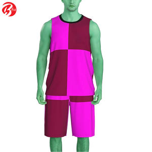 Ropa deportiva de la más alta calidad, último diseño, impresión por sublimación, conjunto de uniforme de baloncesto, pantalones cortos de baloncesto de verano Bsci - Product Image 5