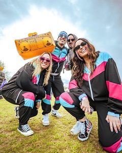 Ensemble de survêtement décontracté pour homme, style années 90, avec capuche, coupe-vent années 70, costume de Halloween, ensemble hip-hop 2 pièces - Product Image 4