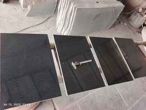 Losas de granito Galaxy negro natural, azulejos elegantes y duraderos, encimeras, villas modernas, acabado antiguo para todos los espacios - Product Image 3