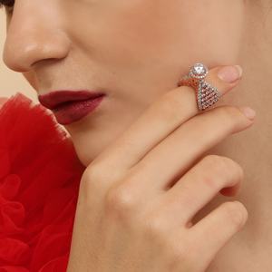 Bague en diamant massif d'inspiration vintage Moonlit Serenade, bijou élégant, cadeau pour elle, taille ronde 1,5 ct, fournisseur en gros - Product Image 5