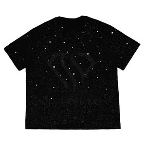 T-shirts pour hommes 100% coton de haute qualité séchage rapide et respirant poids lourd personnalisable avec des vêtements pour hommes en gros strass - Product Image 1