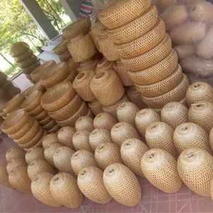 Venta al por mayor Lámpara de bambú Lámpara de techo de bambú hecha a mano para decoración 100% Bambú natural de Vietnam - Product Image 5