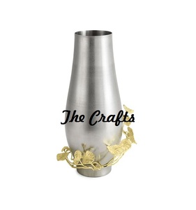 แจกันดอกไม้โลหะสีทองดีไซน์เนอร์พร้อมคุณภาพแจกันดอกไม้ประดับในร่ม - Product Image 5