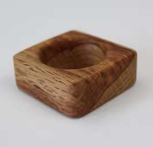 แหวนผ้าเช็ดปากทำจากไม้ธรรมชาติทำด้วยมือเป็นมิตรต่อสิ่งแวดล้อมของตกแต่งที่หรูหราสำหรับงานแต่งงานงานเลี้ยงวันหยุดโต๊ะรับประทานอาหารในชีวิตประจำวัน - Product Image 4