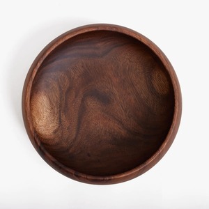 Saladier en bois de couleur foncée à prix compétitif bols de service à fruits en bois naturel faits à la main du Vietnam - Product Image 2