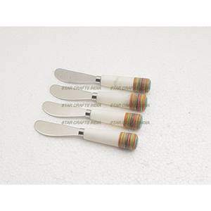 Kitchen Utensils Best Selling Products Gift Fork Spoon With Marble Handle Flatware Dinnerware 304 Stainless Steel <b>Steak</b> <b>Knife</b> - Product Image 3