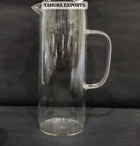 Beautiful New Eid And Ramadan Decorative <b>Glass</b> Jug Jars And Minaret Cap Golden Moon Knob For Storage Tabletop Serving Container - Product Image 6