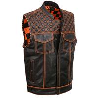 Veste de motard en cuir PU de qualité supérieure pour hommes, grande taille, gilet en toile imperméable, veste d'hiver, prix d'usine