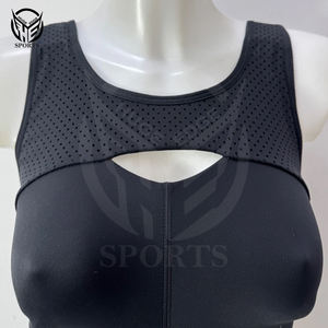Soutien-gorge de sport pour femmes avec logo personnalisé Soutien-gorge de sport sans couture côtelé respirant et élégant - Product Image 6