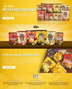 Descuentos a granel Exportación Calidad Stip's Chips Huevo salado Patatas fritas Original 200g Paquete 12's - Product Image 3