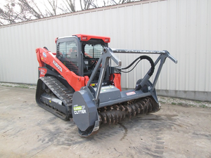 เครื่องยนต์ เกียร์ ปั๊ม มอเตอร์ สำหรับรถตักล้อยาง Kubota SVL90-2 พร้อมอุปกรณ์ตัดหญ้าสำหรับงานป่าไม้และเคลียร์พื้นที่ - Product Image 4