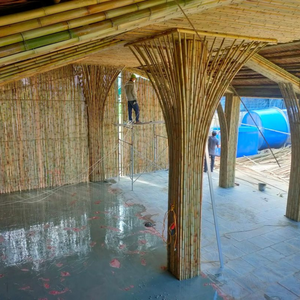 Postes de bambú procesados de calidad superior Características arquitectónicas para paisajismo Arcos de bambú ornamentales Materias primas - Product Image 4