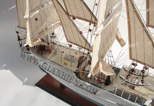 Gia Nhien Manufacturer Approve Custom Design Low MOQ CHRISTIAN RADICH <b>WOODEN</b> <b>MODEL</b> TALL SHIP with HIGH QUALITY - Product Image 4