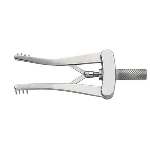 Rétracteur ALM léger de qualité supérieure, longueur de travail de 51,5 mm, 4 x 4 branches, 1/4 po (5,6 mm), acier inoxydable chirurgical profond, CE - Product Image 1