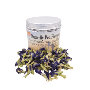 Thé aux fleurs de pois papillon biologique naturellement bleu, sans caféine, pétales cueillis à la main - Product Image 3