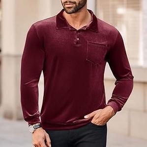 เสื้อยืดผ้ากำมะหยี่แขนยาวสำหรับผู้ชายเสื้อโอเวอร์ไซส์ระบายอากาศได้ดีเป็นมิตรกับสิ่งแวดล้อม - Product Image 2