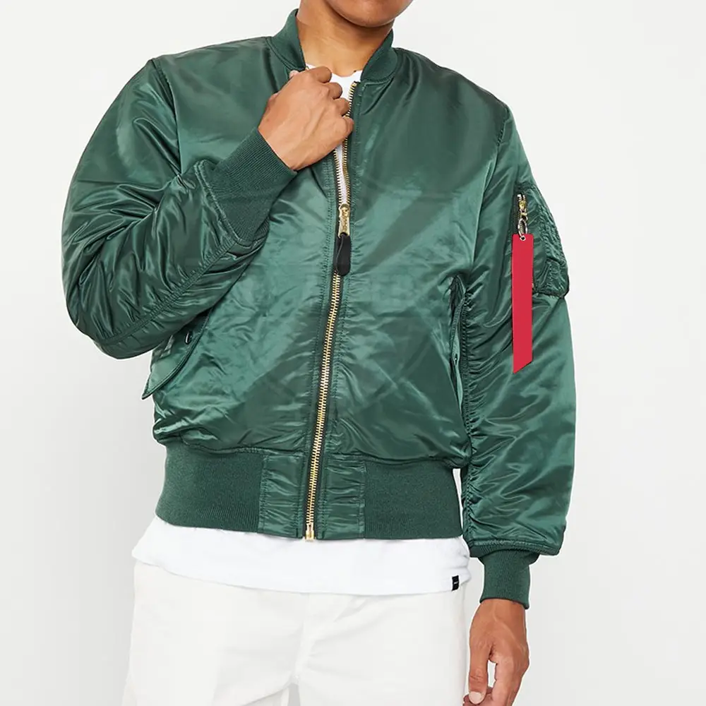 최고 인기 의류 남자의 폭격기 재킷 야외 착용 하이 퀄리티 남성 폭격기 재킷