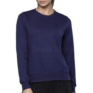 Wholesale Price Custom Made Size Full Sleeves <b>Slim</b> Fit Women Crewneck Sweatshirts Custom With 100% Cotton Material Soft - Product Image 1