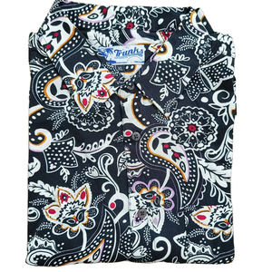 100% coton AOP imprimé chemise à manches courtes pour hommes décontracté et formel motif solide respirant et durable pour un look d'été parfait - Product Image 4