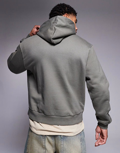 Personalizado de alta calidad de algodón 420gsm pesado sudaderas con capucha de los hombres al por mayor en blanco personalizado polar pulóver impreso de gran tamaño sudaderas con capucha de los hombres - Product Image 5