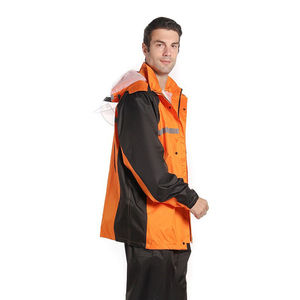 ชุดกันฝนกันน้ำสำหรับนักขี่มอเตอร์ไซค์ผ้าไนลอนระบายอากาศได้ดีผ้าพีวีซีสะท้อนแสงสูงมีสไตล์ใหม่ - Product Image 4