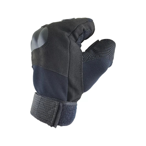 Gants tactiques demi-doigts en cuir véritable unisexes de haute qualité, antidérapants, légers et respirants pour le tir en plein air - Product Image 5