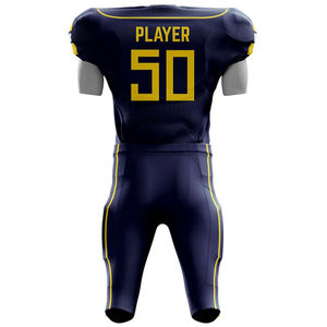 Ensemble d'uniformes de football américain personnalisés en gros, respirants, avec technologie de sublimation - Product Image 6