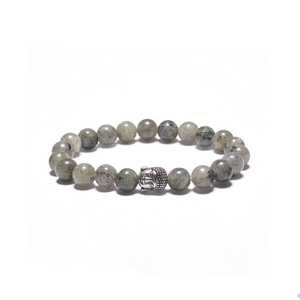 Perles de Bouddha en Labradorite Polie de Haute Qualité, Pierres Rondes, Bijoux de Mode en Pierres Précieuses pour Hommes et Femmes, Cadeau Énergétique - Product Image 1