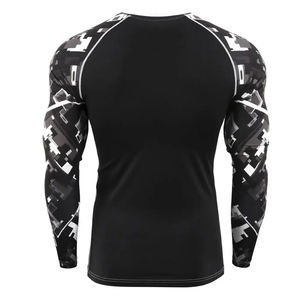 Camiseta de Protección Solar Personalizada de Alta Calidad, Color Sólido, Manga Larga para Hombre, para Ropa Deportiva - Product Image 2