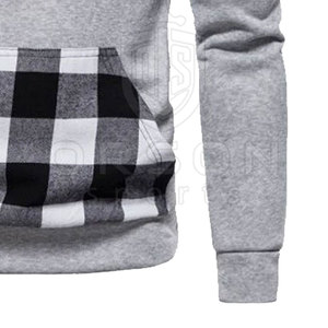 High Quality 100% Cotton <b>Pullover</b> Hoodie <b>Men</b> Regular Fit Solid Pocket Streetwear Fashion Clothing Custom Wholesale Winter - Product Image 6