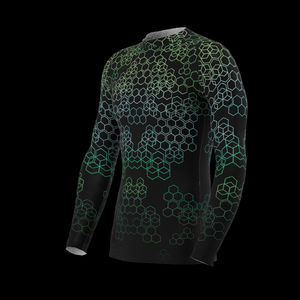 Personalizado de manga larga Urf 50 Rash Guard Totalmente sublimación de alta calidad BJJ Rash Guard Hombres - Product Image 2
