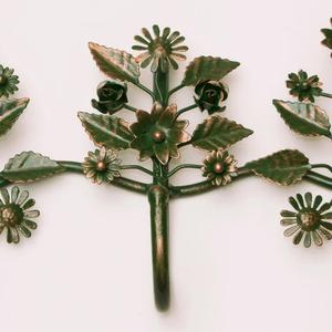 Flowers Shape Over the Door Wall Hanging <b>Shelf</b> Metal Iron Wall Mounted Storage <b>Hook</b> Rack Hat and <b>Coat</b> <b>Hook</b> - Product Image 4