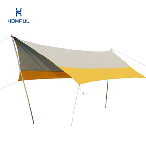 HOMFUL-Toldo impermeable multijugador para la lluvia, tienda de campaña para acampar, playa, parasol, refugio, lona para acampar - Product Image 1