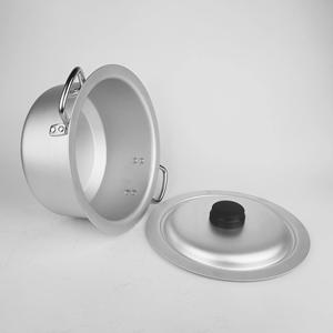 Silvano Classic Design Juego de utensilios de cocina de aleación de aluminio de 7 piezas 18/30cm Cacerola tradicional Asas laterales Apto para horno Apto para lavavajillas - Product Image 4