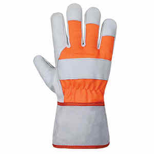 Meilleure vente à chaud Nouveau dernier design Gants de travail canadiens Gants de sécurité en cuir de vachette confortables et respirants - Product Image 4