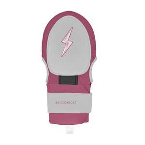 Guante deslizante de cuero serie Bear en rosa empolvado - Product Image 1