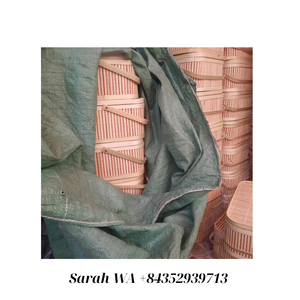 Panier en bambou artisanal vietnamien, tissage de qualité supérieure et élégant pour vos pique-niques de week-end. - Product Image 2