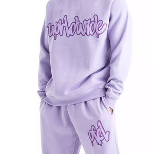 ชุดวอร์มพิมพ์ลายพัฟสำหรับผู้ชายชุดฝึกซ้อมชุดกีฬาแนวสตรีทชุดออกกำลังกายพิมพ์ลายพัฟสำหรับผู้ชายสำหรับฤดูหนาวโลโก้ตามสั่ง - Product Image 2