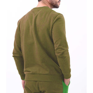 Luxe rue Gym sorties décontractées Anti boulochage Anti-rétrécissement 100% coton polaire plein pull à manches longues sweat - Product Image 2