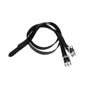 Sangles d'étriers en cuir avec boucle en alliage, sangles de botte réglables, accessoires pour chevaux, longueur 50 cm, largeur 16 mm, vente en gros OEM ODM - Product Image 1