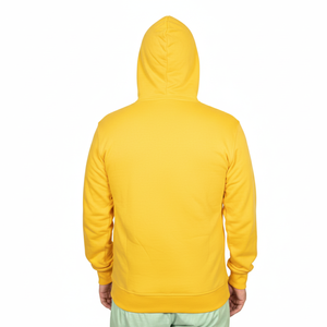 Sweat à capuche en coton 100% personnalisé en gros pour hommes, manches longues, polaire, poche, confortable, chaud, basiques - Product Image 2