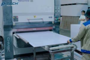 Pitech Celuka Espuma Lámina de plástico PVC Patrón de mármol Panel de pared Vietnam Premium Venta caliente Tablero interior decorativo - Product Image 3