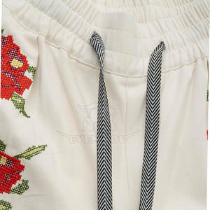 Pantalones Deportivos Bordados para Mujer, Diseño con Costuras Detalladas y Corte Holgado, Oferta en Línea - Product Image 2