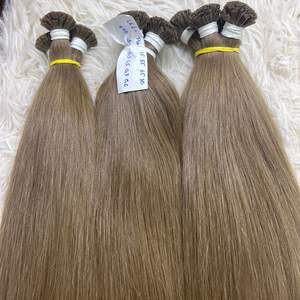 ผมเคราตินตรงจากธรรมชาติผมสีส้มผมมนุษย์บริสุทธิ์จากเวียดนาม - Product Image 2