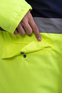 High Visibility Customizable Workwear Vest Breathable Comfortable Jacket Reflective <b>Strips</b> Fast Shipping Bulk Supply - Product Image 6