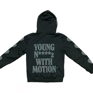 Sudadera con Capucha Completa y Cremallera, 100% Algodón Orgánico de Alta Calidad 2025, Gruesa, Acolchada, Invierno, Bordado 3D para Bolsillo, Venta al por Mayor para Hombre - Product Image 2