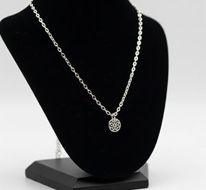 Collier minimaliste en argent 925 avec pendentif de forme géométrique unisexe nouveau Design chaîne à maillons plaqué or tendance cadeau quotidien - Product Image 4