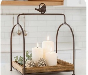 Plateau de service de luxe en bois - Product Image 6